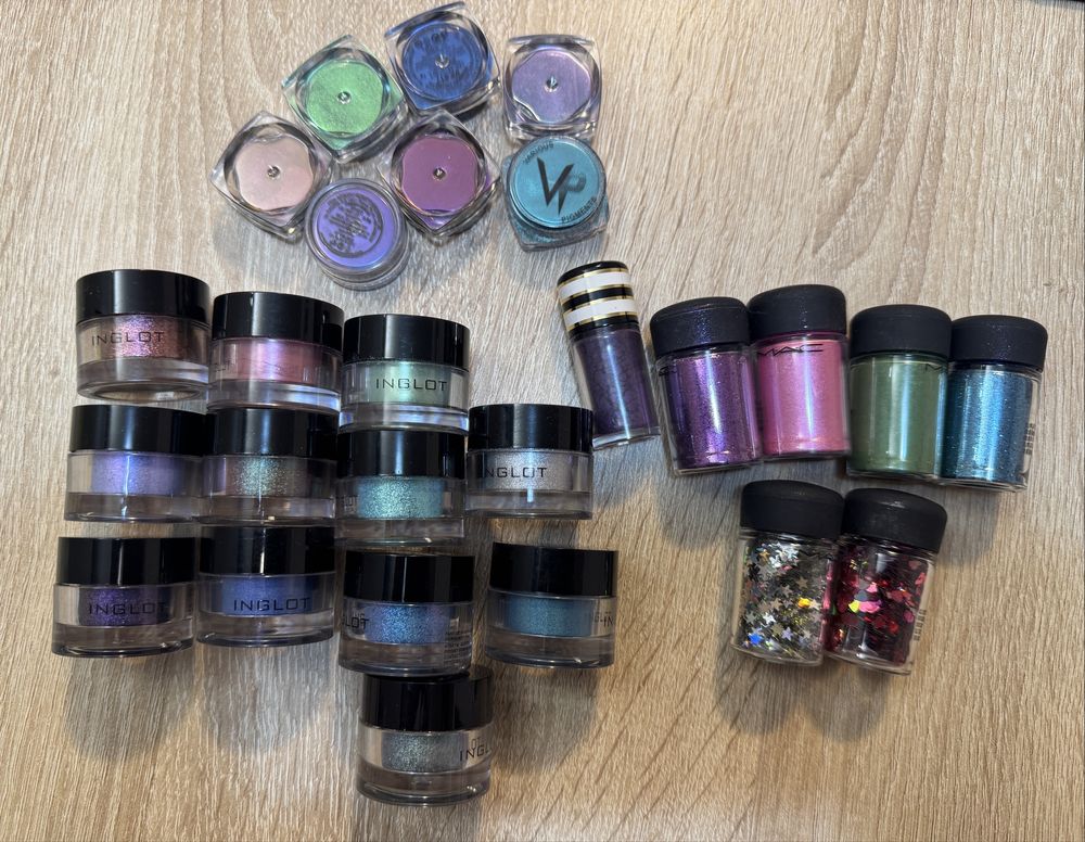 Lot pigmenti Inglot, MAC, VP
