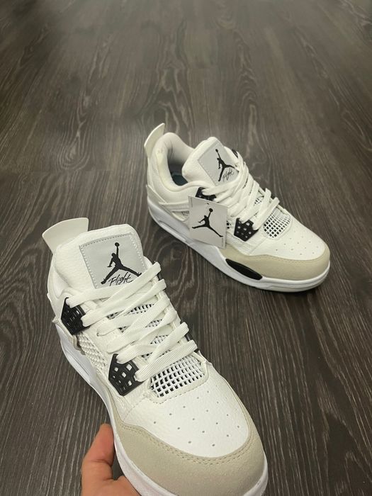 Adidasi Air Jordan 4Retro Millitary Black|Produs Nou Transport GRATUIT