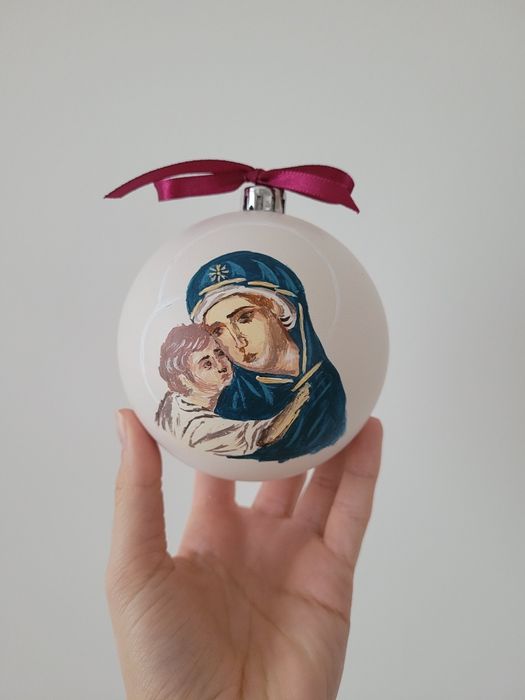 Glob pictat manual cu icoana