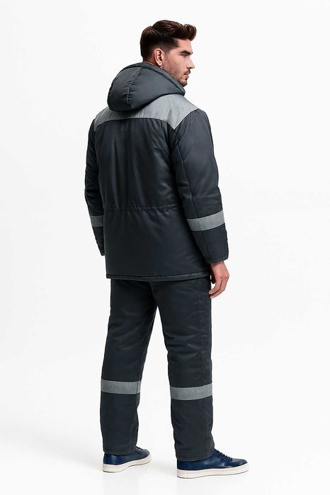 Спецодежда, куртка с брюками утепленная, смесовая ткань, размер: 48-58