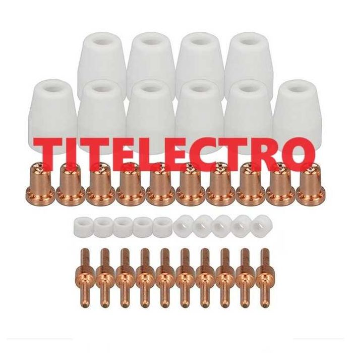Set 40 accesorii pistolet PT31 duze torta aparat de taiere cu plasma