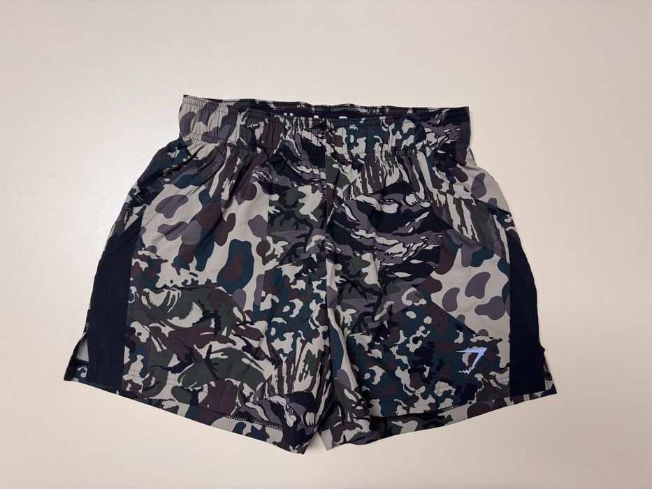 Шорты мужские спортивные камуфляж Gymshark