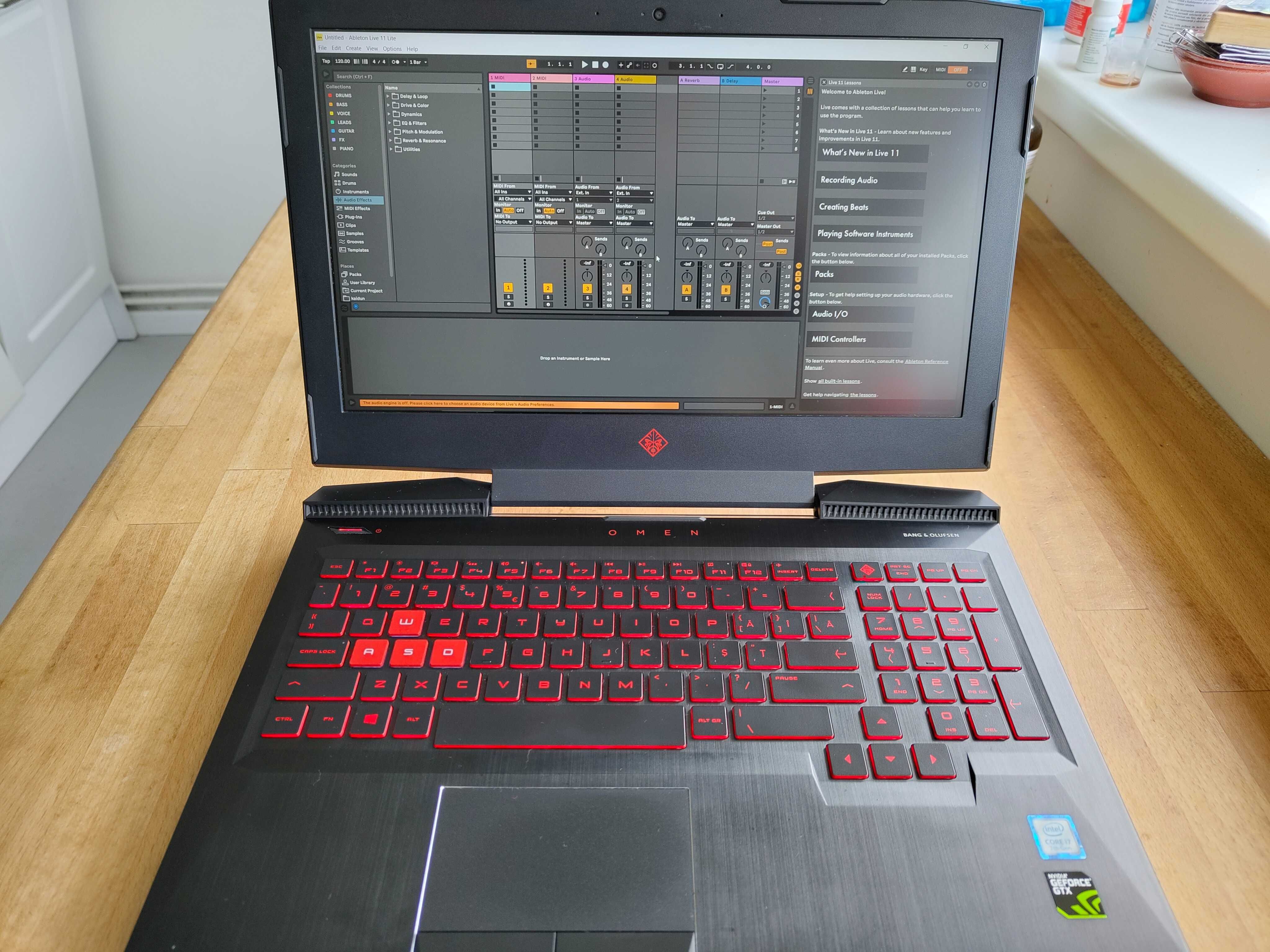 Laptop HP Omen 15-ce008nq, Intel Core i7-7700HQ