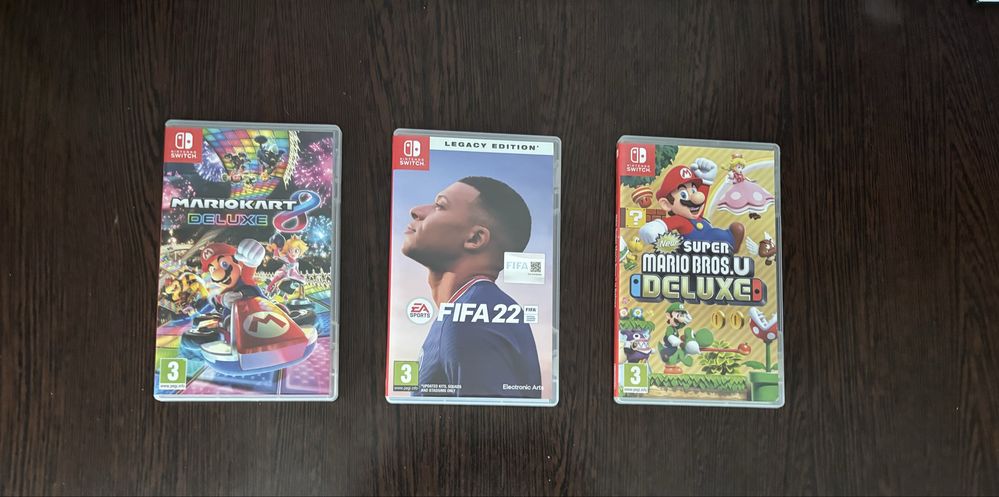 Nintendo Switch ca nou+3 jocuri incluse in pret
