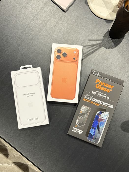 Iphone 17 ProMax 256gb Cosmic Orange | + Husa Apple + Folie Sticla