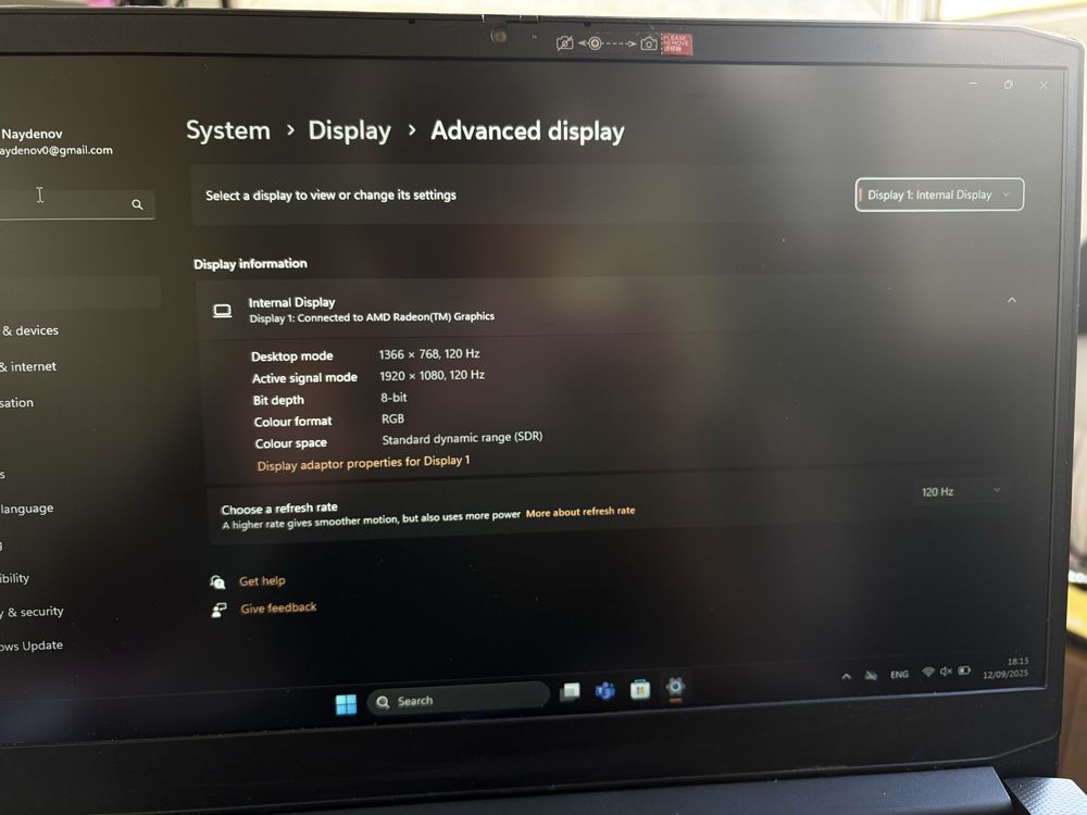 Lenovo gaming 3 15ACH6