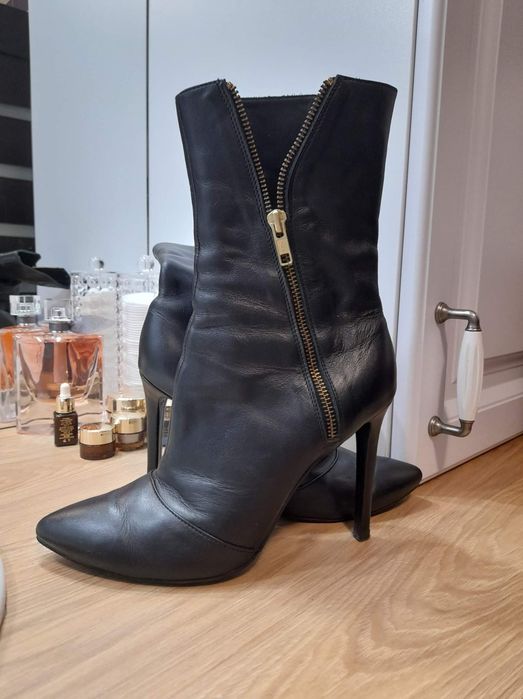 Botine piele 37, facute la comanda