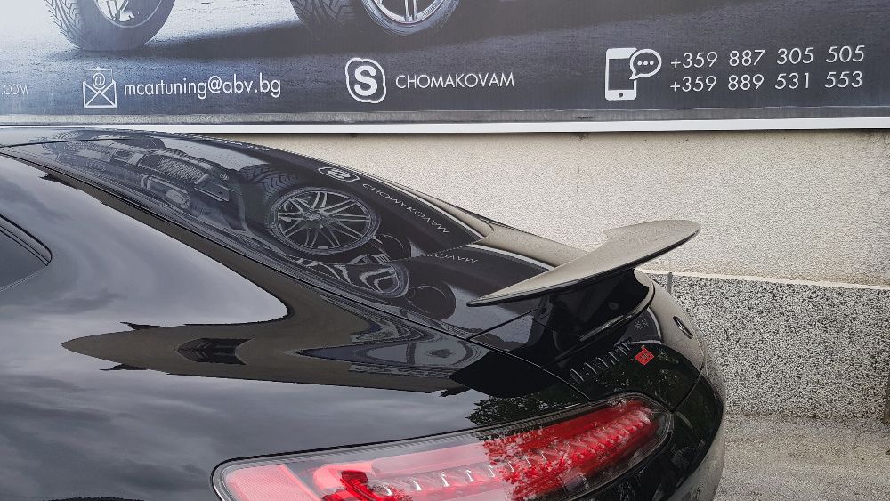 Спойлер багажник Mercedes GT / GT-S АМГ версия EDITION W190 C190