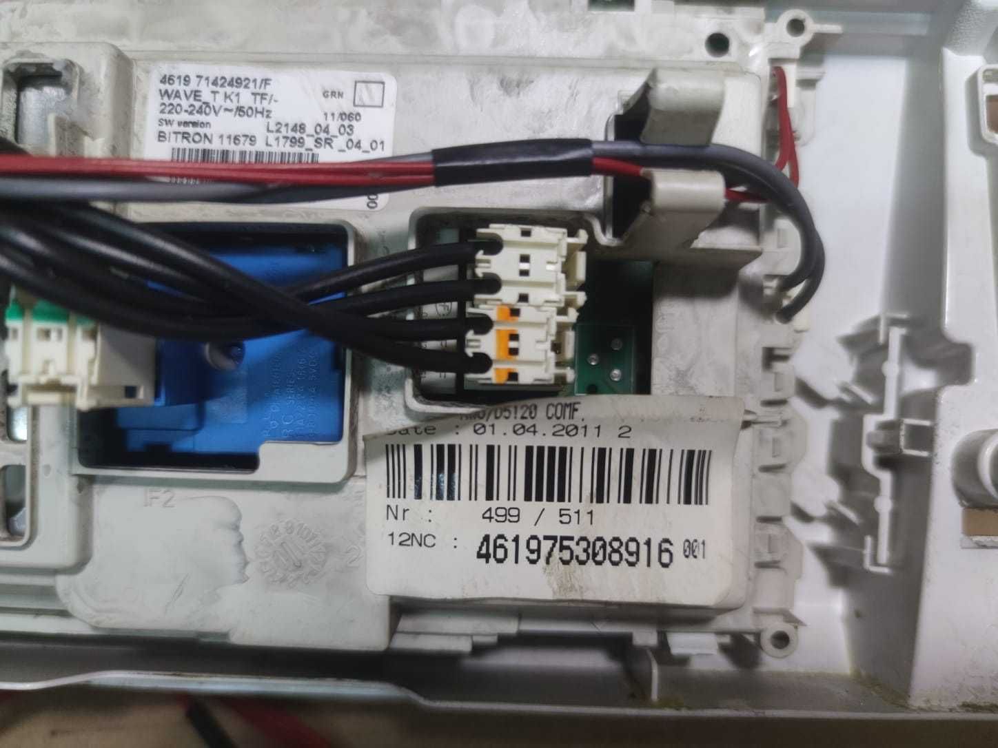 placa electronica cu cabluri masina de spalat whirlpool AWOD 5120 / R6