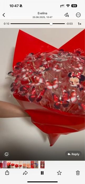 Buchete fluturi hand made cu lumini