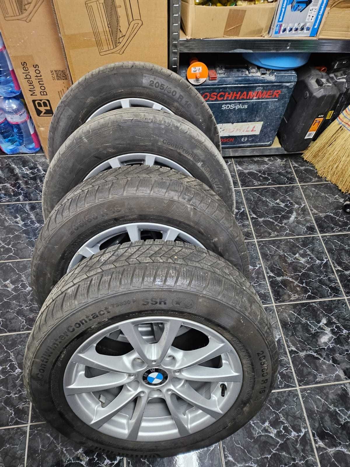 F30 205/60/16  джанти с гуми Continental