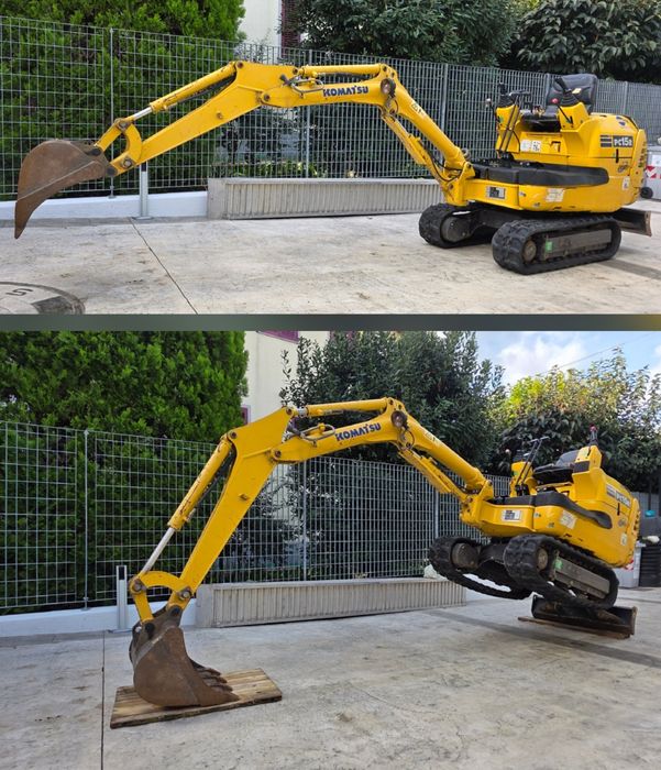Miniexcavator Komatsu PC 15 mini excavator 1277h ORIGINALE