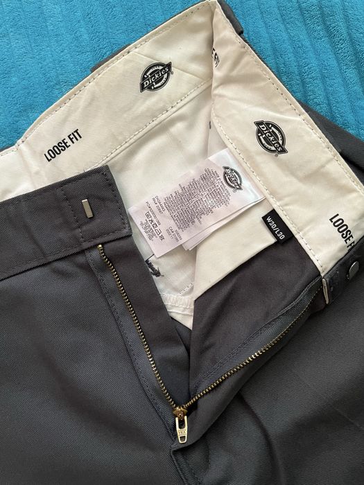Dickies Double Knee Loose Fit Grey Pants