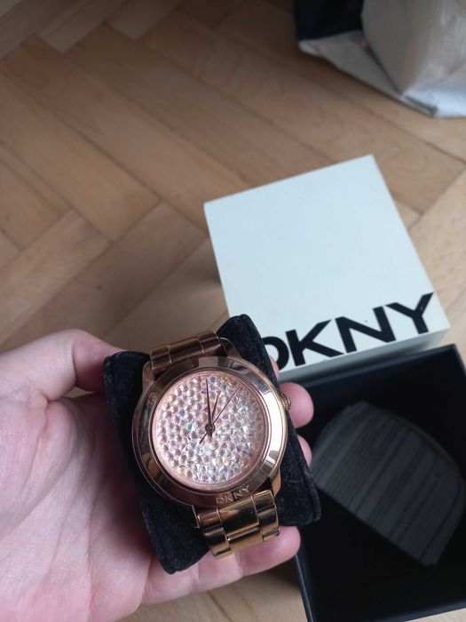 Ceas dama DKNY original roz auriu