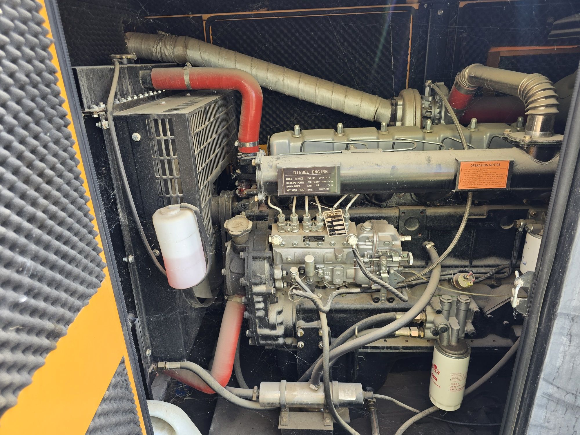 Generator 75 kw li yangi 1 oy ishlatilgan
