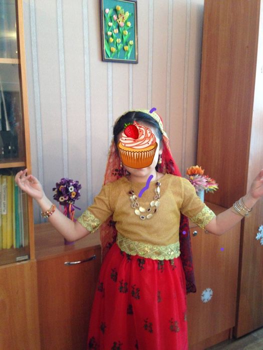 Костюм индианки на 7-9 лет, новый, цена 7000 тенге