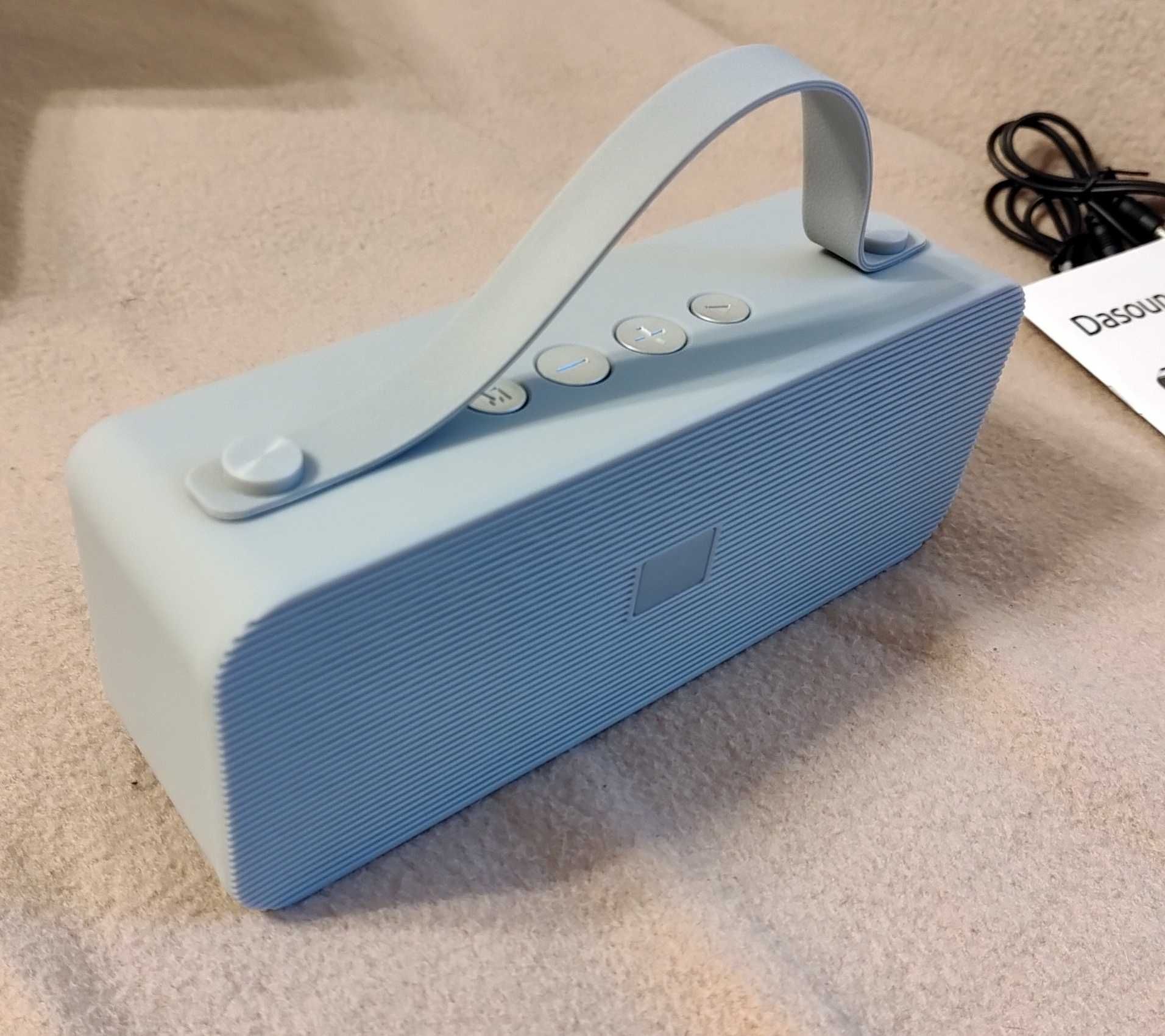 Boxa stereo Bluetooth wireless pe acumulator 6W  - noua cutie telefon