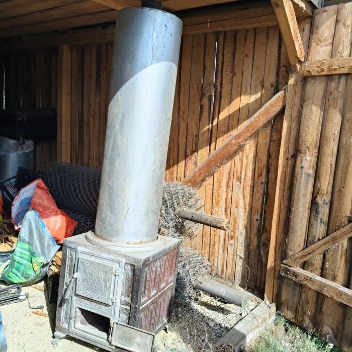 Ansamblul boiler 100 L cu focar de teracota