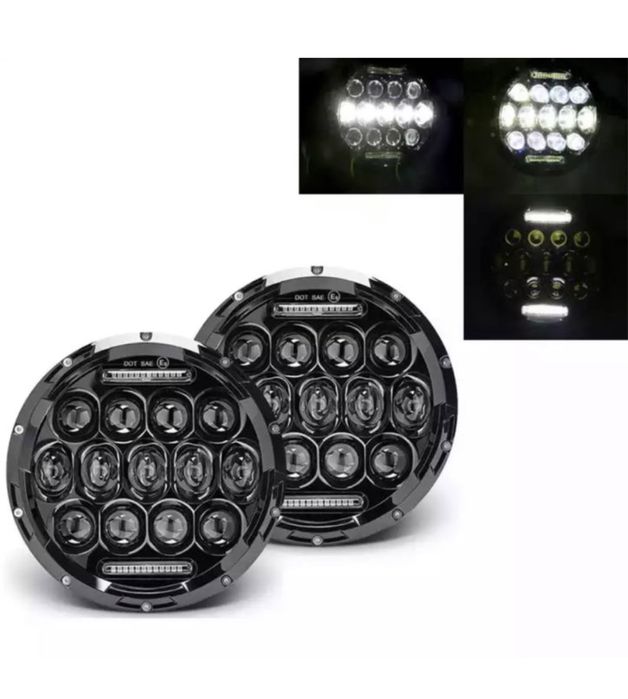 LED Фар 7 инча за вграждане на джип 0835 NEW NEW !!!