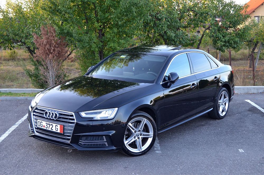 Audi A4 S.Line.ceasuri plasma.trapa.Led.camera spate.clima spate.