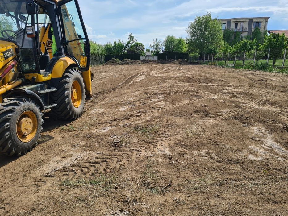 Buldo excavator / utilaje terasamente Brasov - Ghimbav Piatra/nisip..