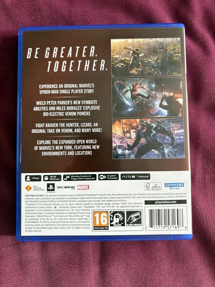 Spiderman 2 ps5 като нова