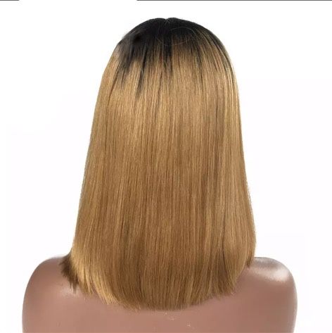 Peruca H8 PAR NATURAL 100% naturala Blonda Ombre Bob Breton scurta