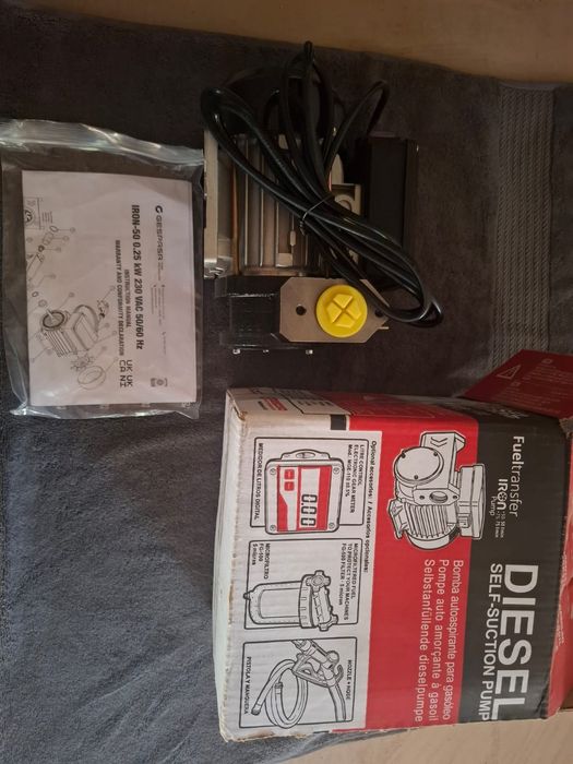 Pompe De Transfert Diesel Spacer IRON-50 :: 50 L / Min 230 VAC