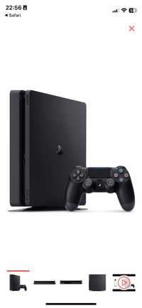 Игровая приставка Sony PlayStation 4 Slim 500 ГБ черный