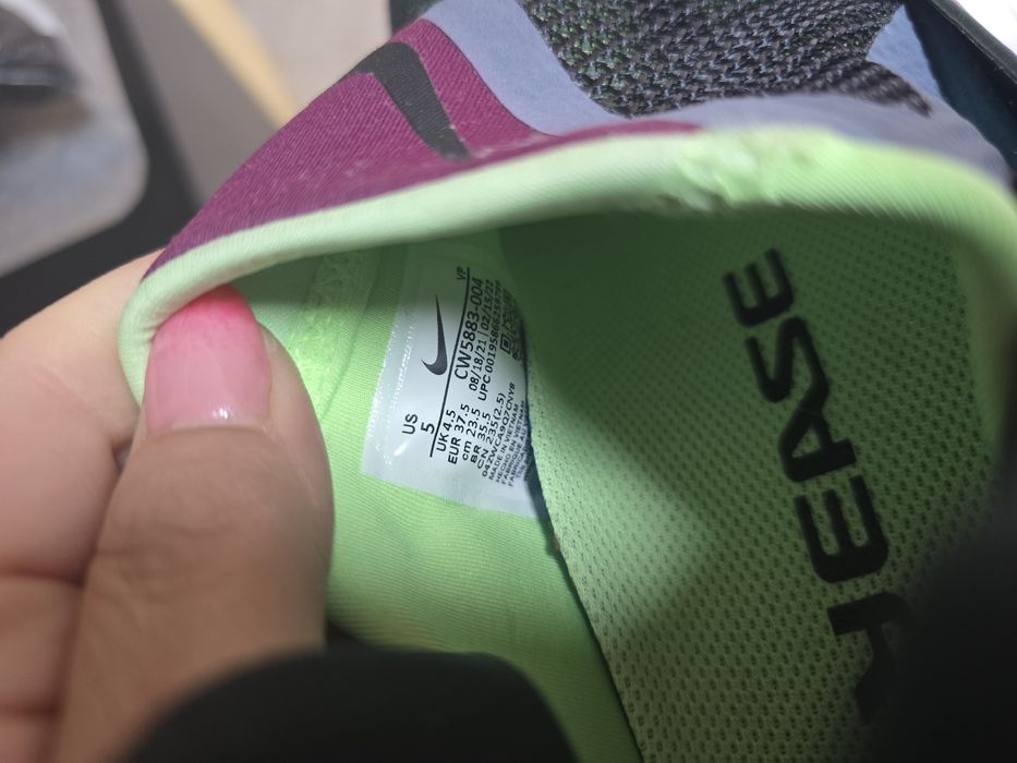 Mаратонки Nike GO FlyEase 'Black Lime Glow'