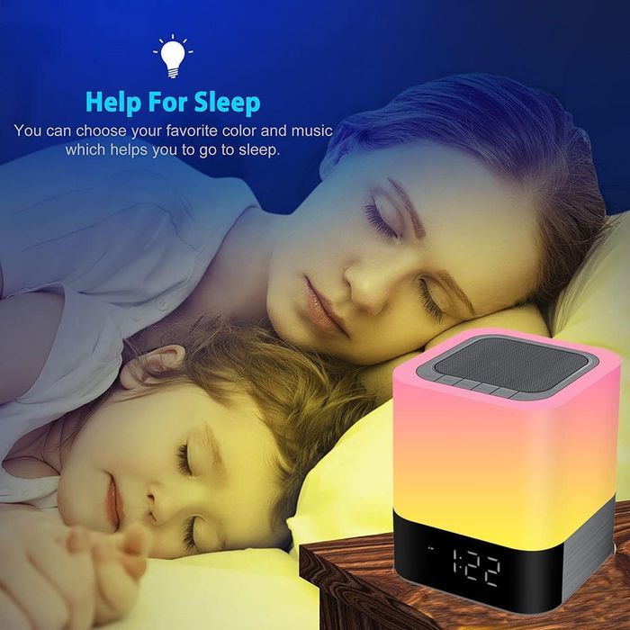 Lampa RGB cu boxa bluetooth incorporata si ceas, NEGOCIABIL