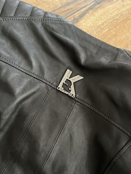 Кожено яке Karl Lagerfeld