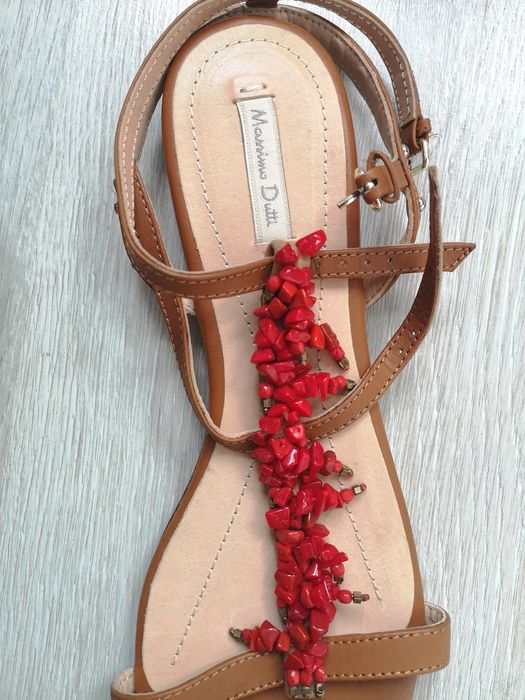 Sandale piele Massimo Dutti