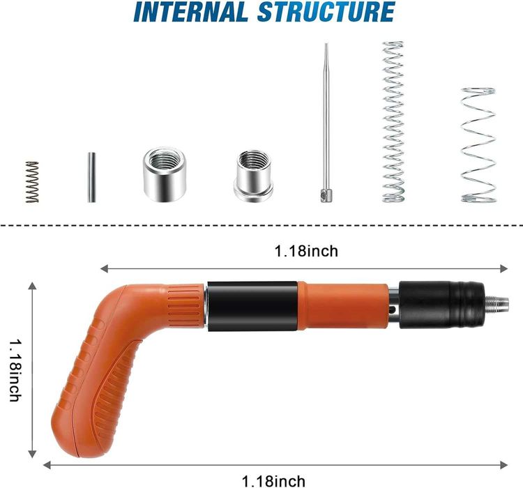 Pistol batut cuie manual beton/tavan, Cutie + Cuie, REDUS de la 350RON