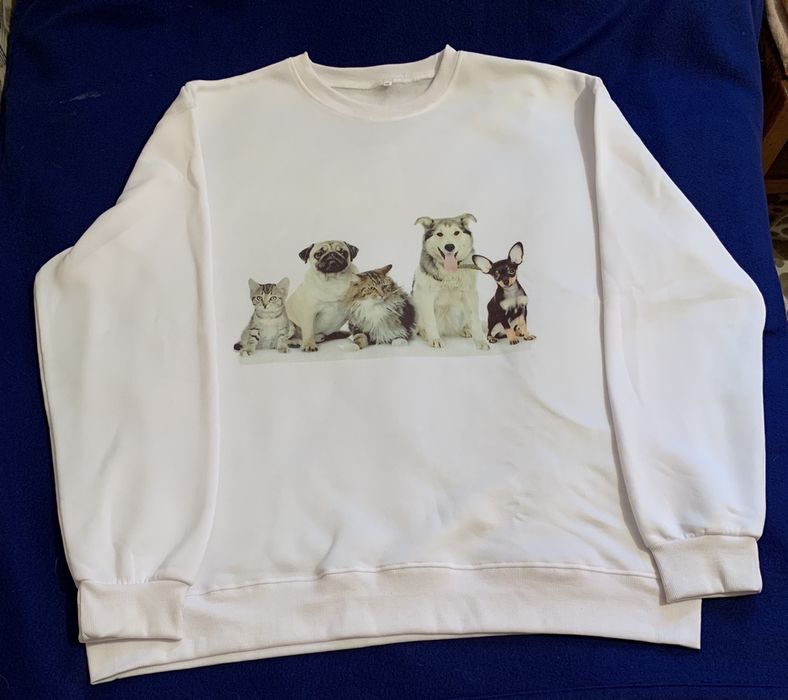 Мягкая теплая толстовка большой размер