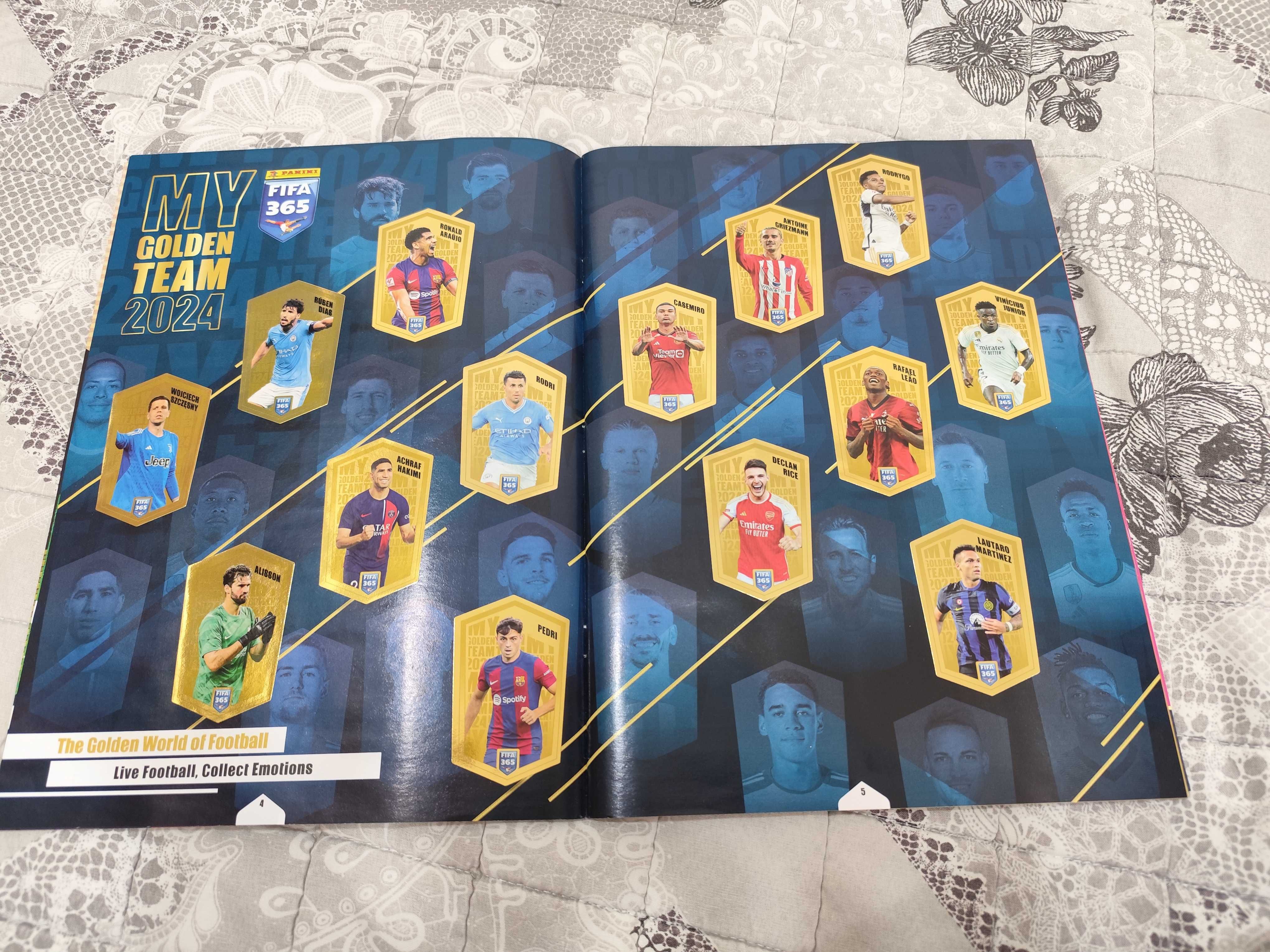 Panini Панини Fifa 365 2024 попълнен стикер албум