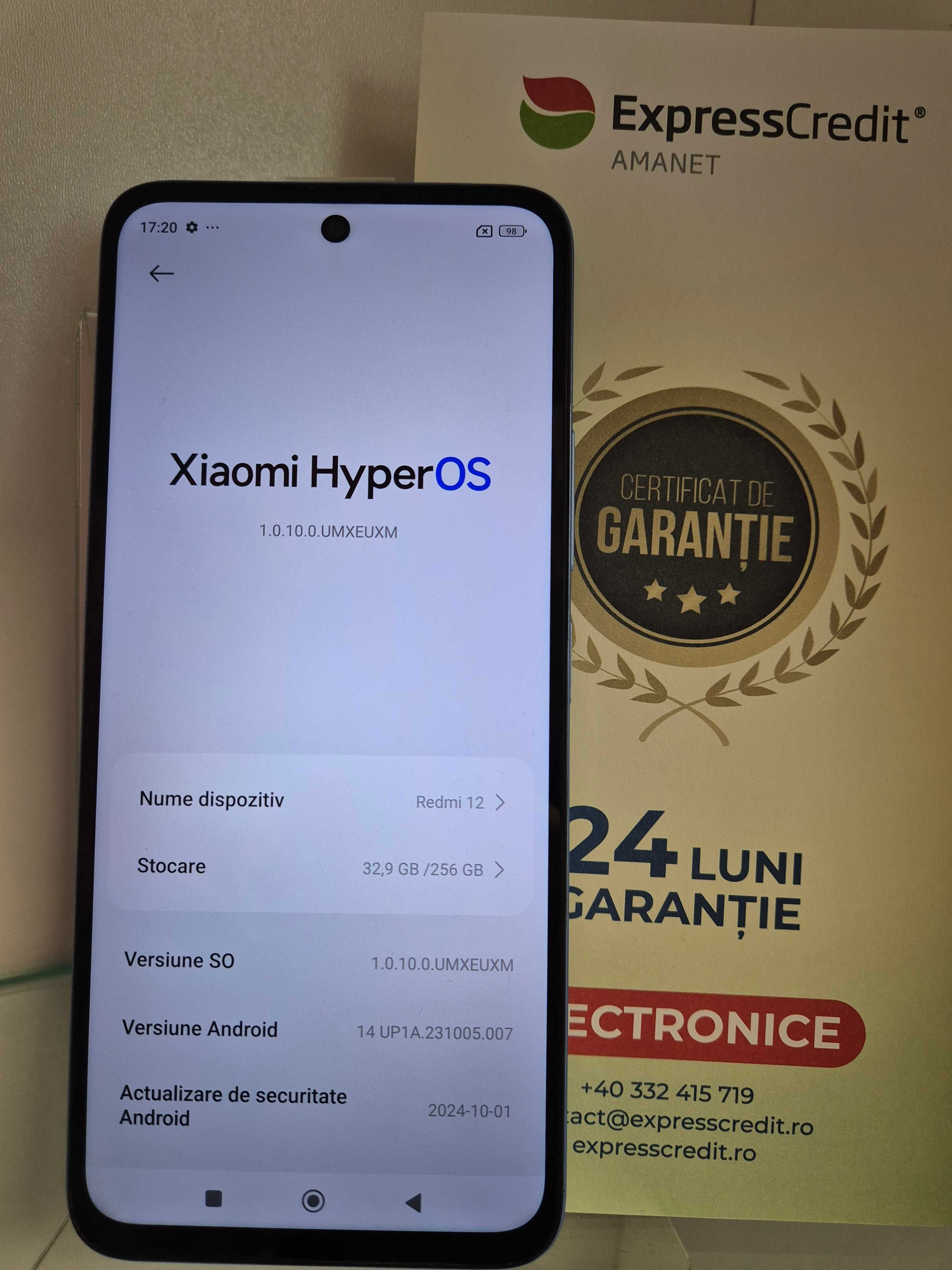 (Ag 29 Siraj ) Telefon Xiaomi Redmi 12 /   Garantie 2 Ani !!
