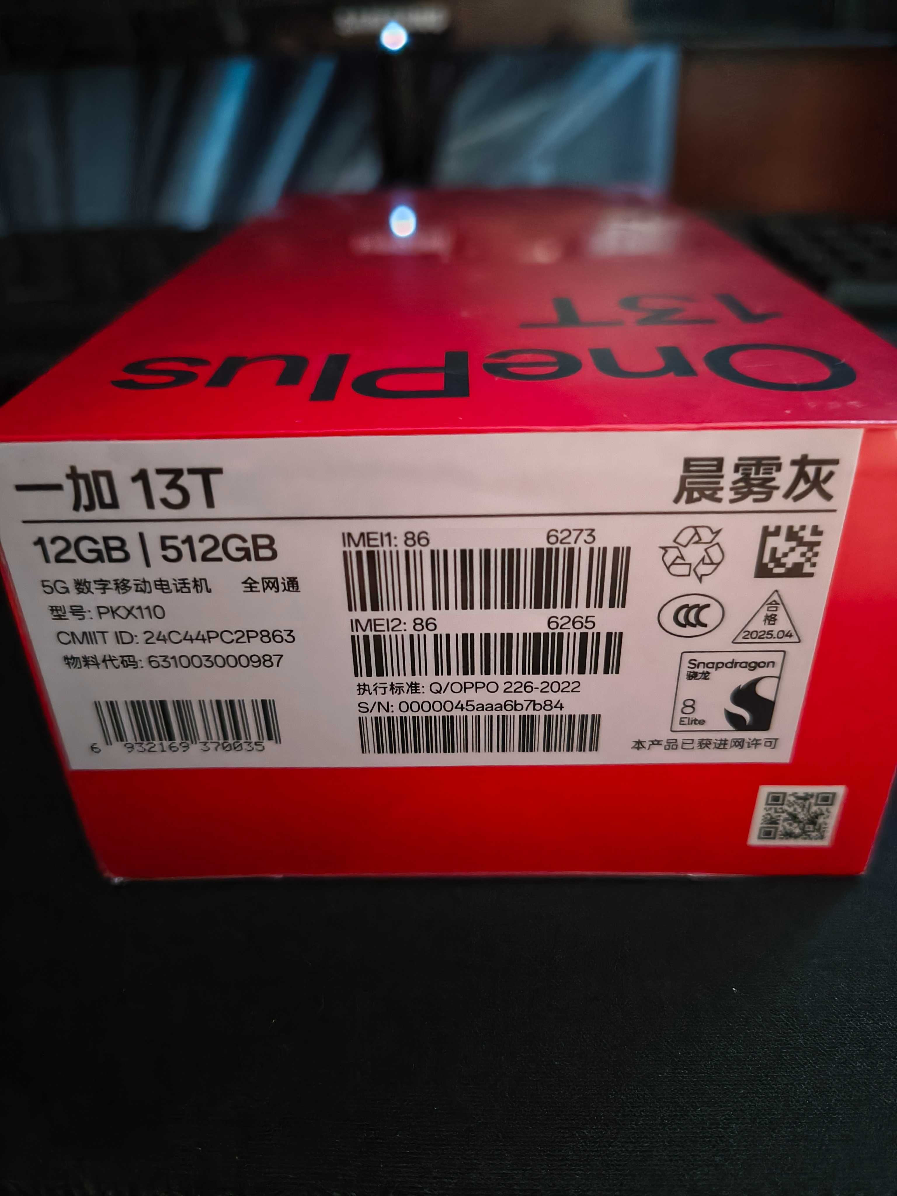 OnePlus 13T 12/512 GB