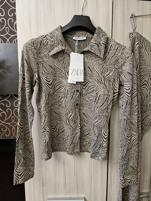 Zara костюм от жакард