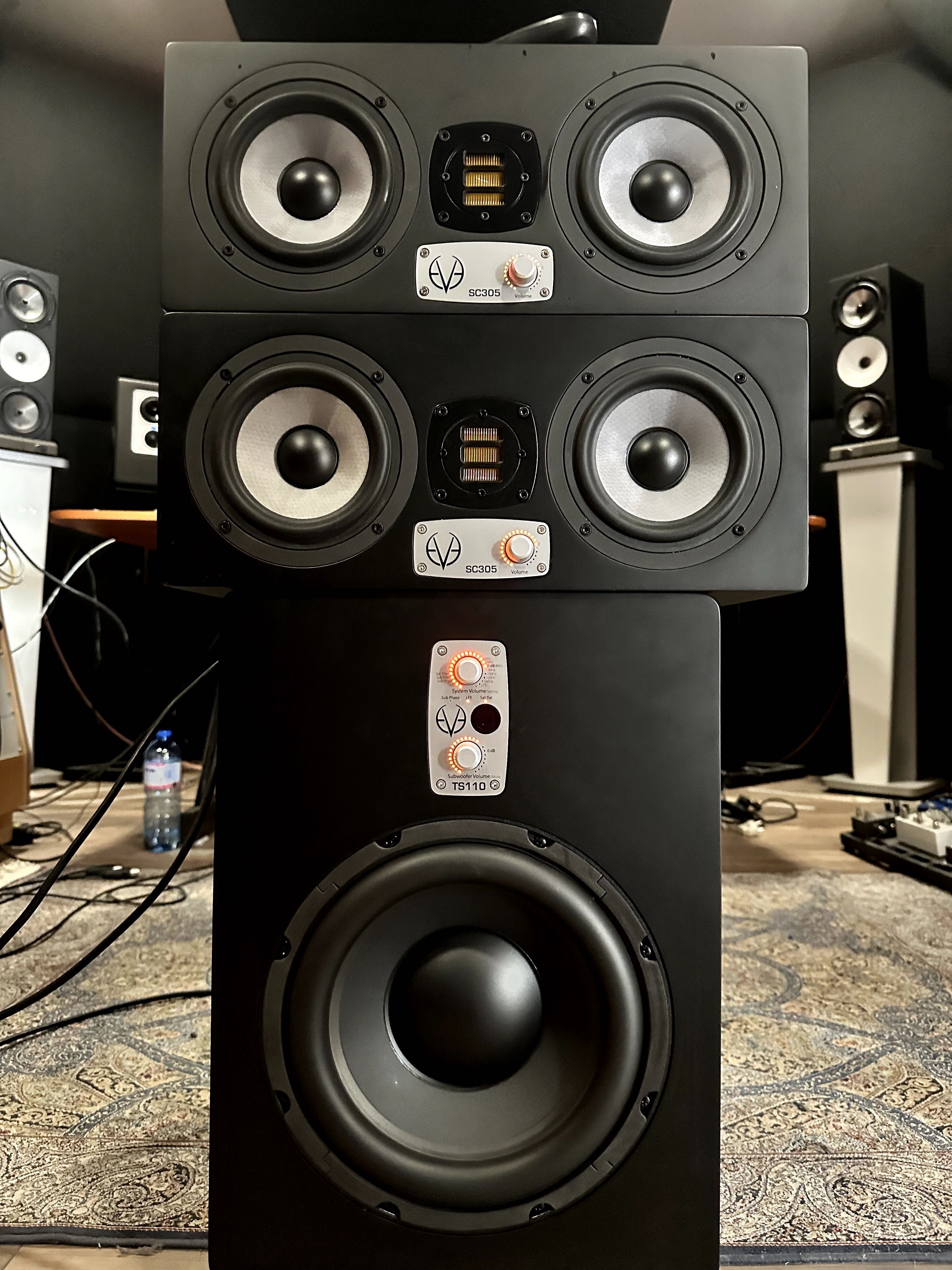 EVE Audio SC305х2 + TS110 - Активни студийни монитори + Суб - 2.1