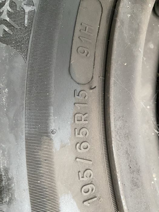 Jante 15 5x112 + anvelop iarna 195/65/15 volkswagen