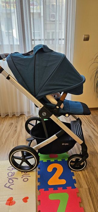 Cybex Balios S LUX+Кош-БЕЗУПРЕЧНА+зимно чувалче+дъждобран+комарник