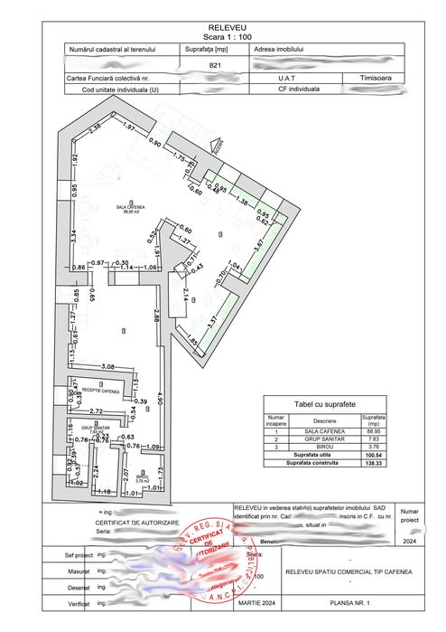 Releveu / Certificat de Performanta Energetica / autorizat Ancpi
