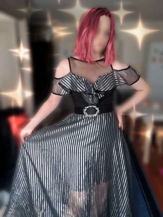 Длинное вечернее нарядное платье