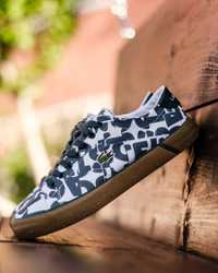 Sneakers trainers tenisi low Lacoste Gripshot Canvas Print EUR 42
