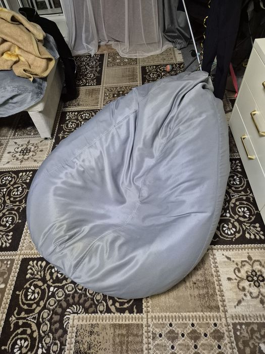Пуфик king size серый