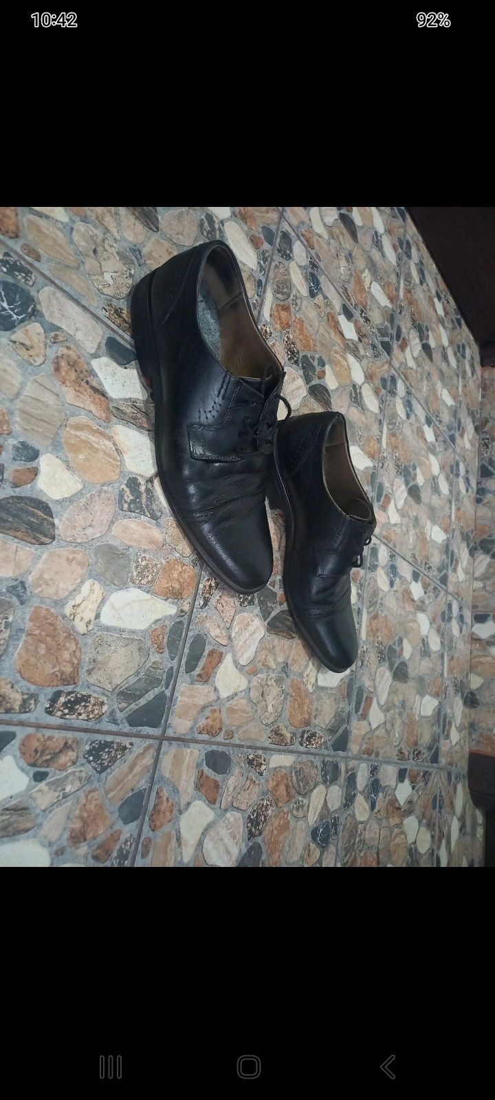 Pantofi barbati din piele marca Lasoki marime 44-45 stare perfecta