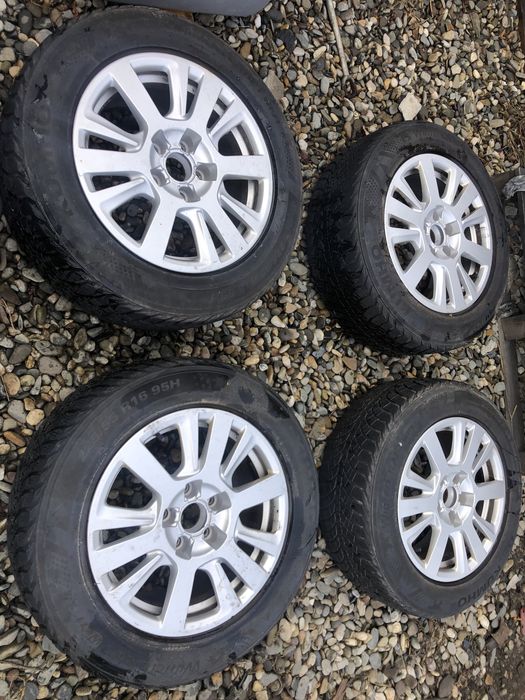 Jante Audi A4 A6 16 anvelope iarna stare foarte buna