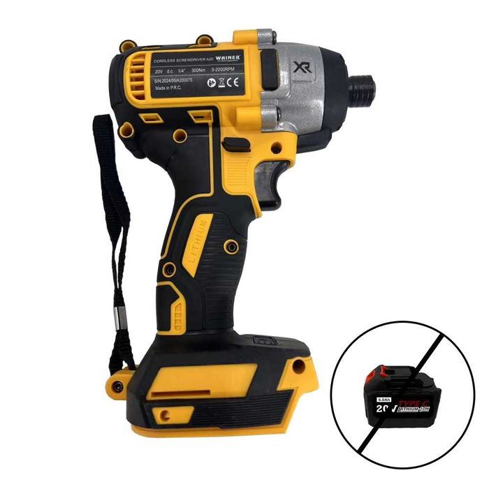 Masina infiletat impact 20V, 300Nm, WAINER A20, fara acumulator