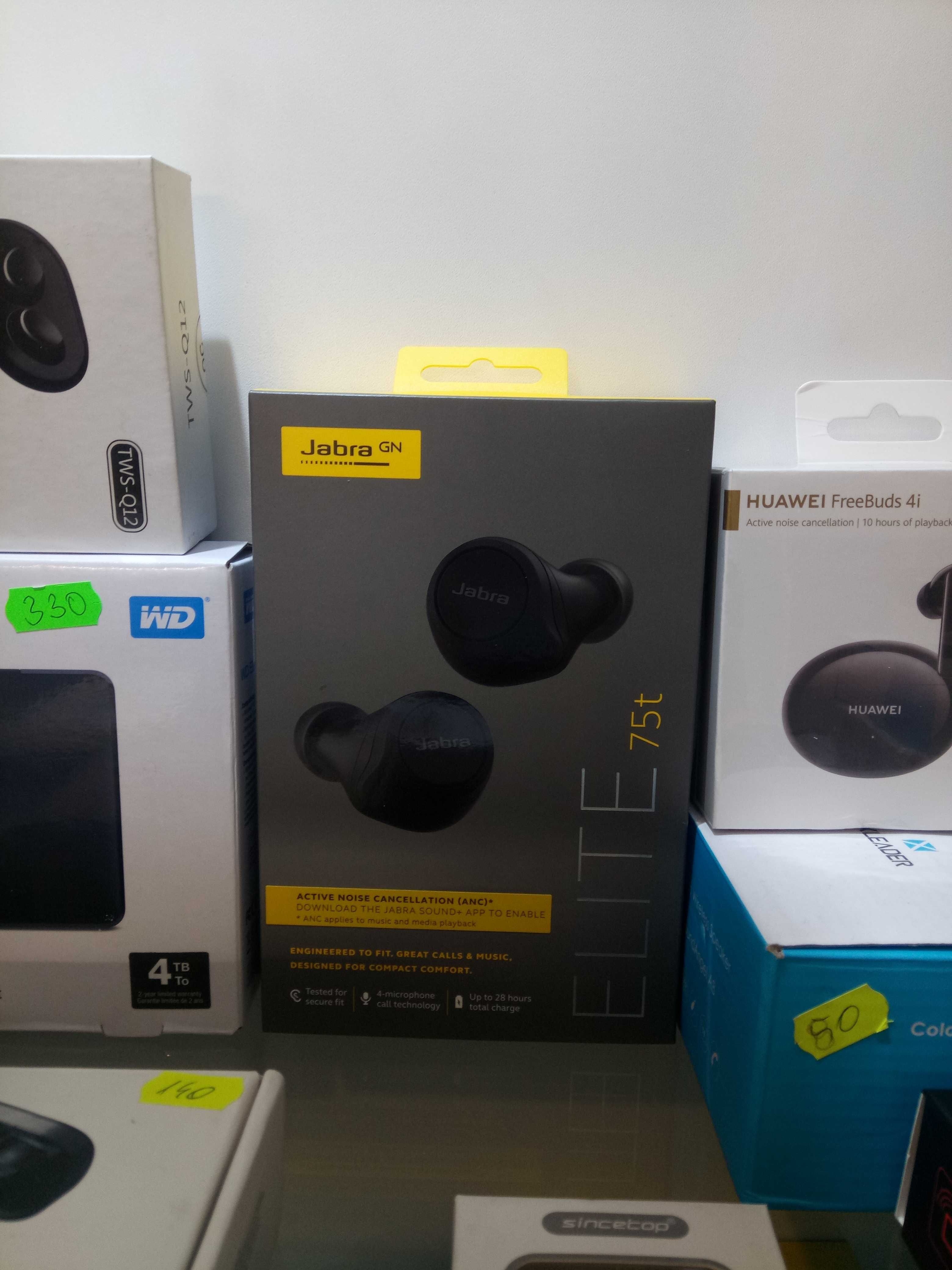 Casti JABRA ELITE 75T (tehnologie cu 4 microfoane)